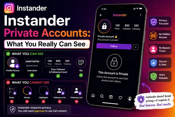 Instander Private Accounts: What You Really Can See